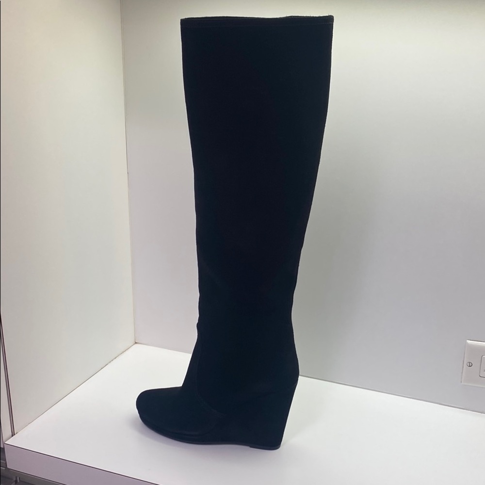 Prada Black Over the Knee Boots